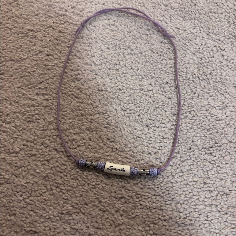 Disney name necklace